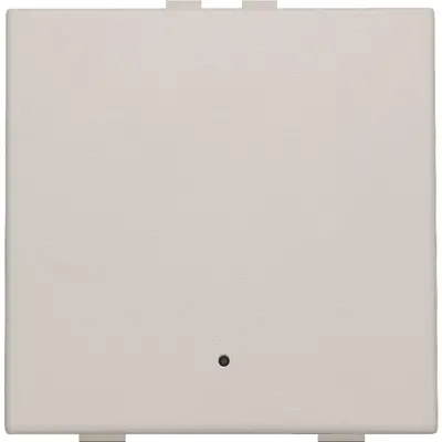 Niko drukknop 1-voudig met LED en comfortsensoren voor Niko Home Control light grey (102-52201)