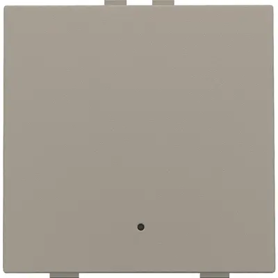 Niko drukknop 1-voudig met LED en comfortsensoren voor Niko Home Control bronze coated (123-52201)