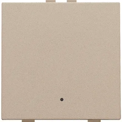 Niko drukknop 1-voudig met LED en comfortsensoren voor Niko Home Control champagne coated (157-52201)