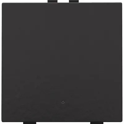 Niko drukknop 1-voudig met LED en comfortsensoren voor Niko Home Control piano black coated (200-52201)
