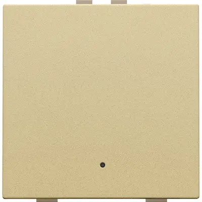 Niko drukknop 1-voudig met LED en comfortsensoren voor Niko Home Control gold coated (221-52201)