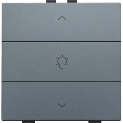 Niko dimbediening 1-voudig met symbool voor Niko Home Control blue grey coated (220-51043)