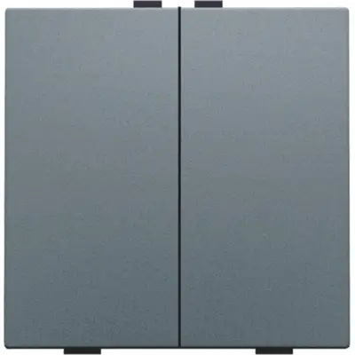Niko drukknop 2-voudig voor Niko Home Control blue grey coated (220-51002)