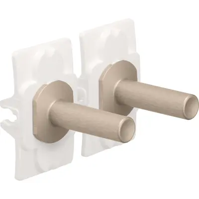 Niko Toggle 2-voudig steel champagne coated (166-57002)