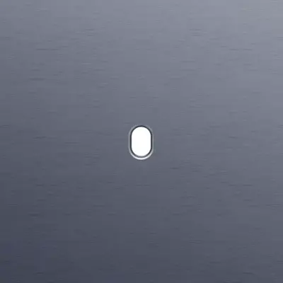 Niko Toggle 1-voudige afdekplaat voor enkelvoudige schakelaar alu blue grey brushed (226-57101)