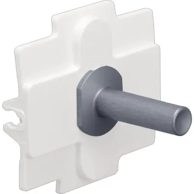 Niko Toggle 1-voudig alu blue grey (226-57001)