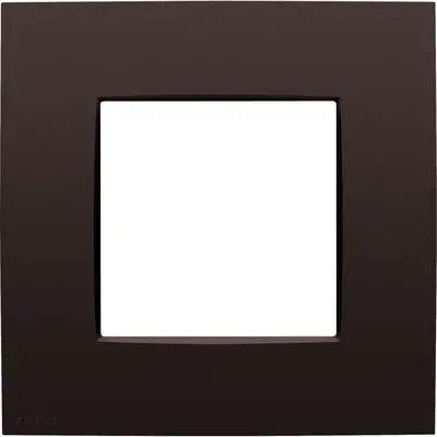 Niko afdekraam 1-voudig Intense dark brown coated (135-76100)