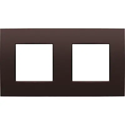 Niko afdekraam 2-voudig Intense dark brown coated (135-76800)