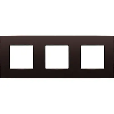 Niko afdekraam 3-voudig Intense dark brown coated (135-76700)