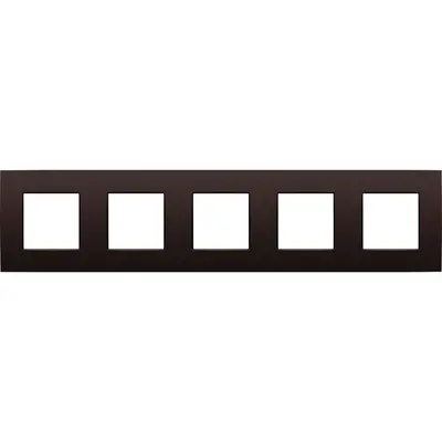 Niko afdekraam 5-voudig Intense dark brown coated (135-76005)