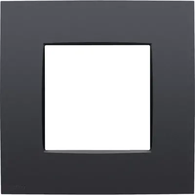 Niko afdekraam 1-voudig Intense anthracite coated (133-76100)
