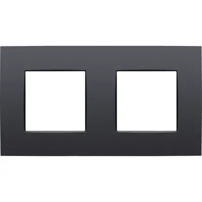 Niko afdekraam 2-voudig Intense anthracite coated (133-76800)
