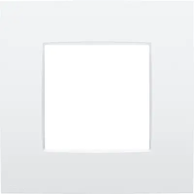 Niko afdekraam 1-voudig Intense lunar white coated (137-76100)