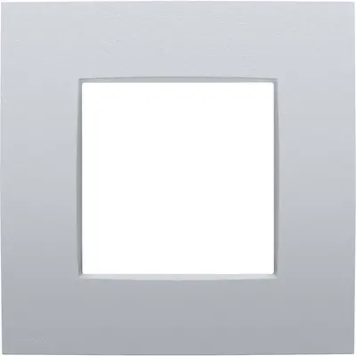 Niko afdekraam 1-voudig Intense sterling coated (132-76100)