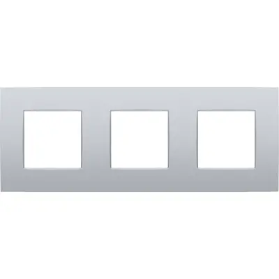 Niko afdekraam 3-voudig Intense sterling coated (132-76700)