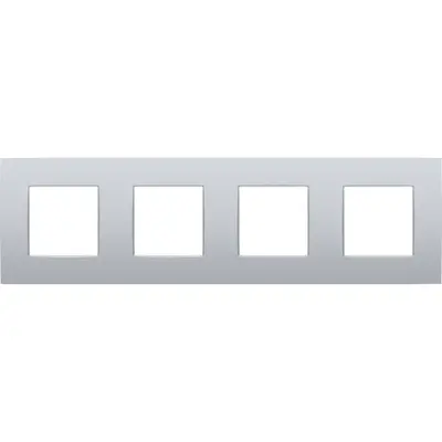 Niko afdekraam 4-voudig Intense sterling coated (132-76400)