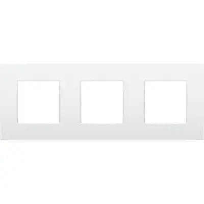 Niko afdekraam 3-voudig Intense lunar white coated (137-76700)