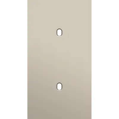 Niko Toggle 2-voudige afdekplaat voor 2 verticale enkele schakelaars steel champagne coated (166-57851)