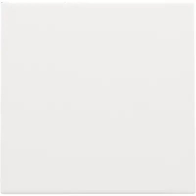 Niko blindplaat zonder draagring white coated (154-76901)