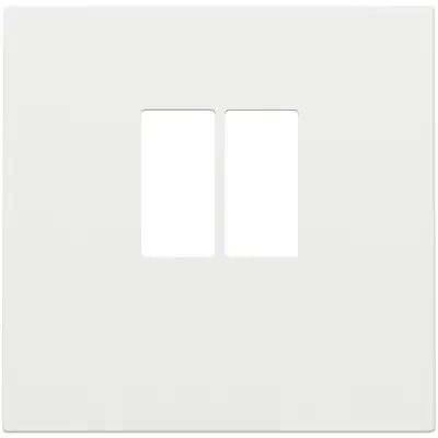 Niko centraalplaat 1-voudig voor mono luidspreker aansluitdoos white coated (154-69801)