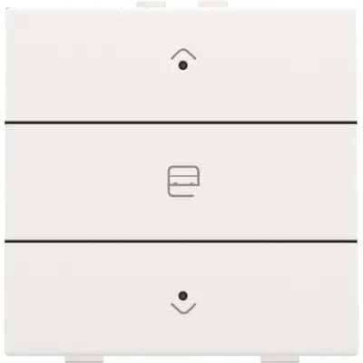 Niko jaloeziebediening 1-voudig met LED voor Niko Home Control white coated (154-52033)