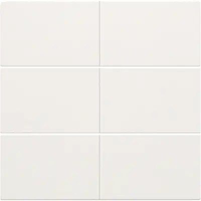 Niko afwerkingsset voor 6-voudige potentiaalvrije drukknop 24 V white coated (154-60050)