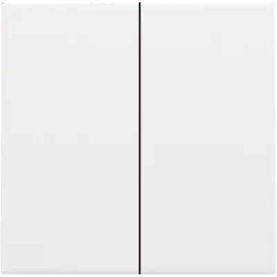 Niko afwerkingsset voor dubbele elektronische schakelaar white coated (154-31004)