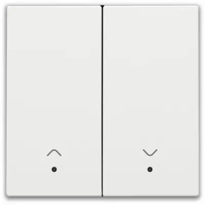 Niko afwerkingsset met lens voor elektronische rolluikschakelaar white coated (154-32006)