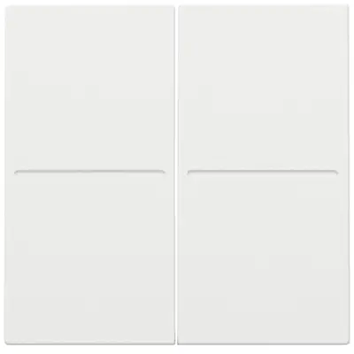 Niko tweevoudige toets voor draadloze dimschakelaar white coated (154-00060)