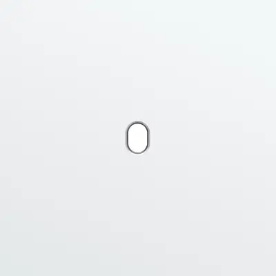 Niko Toggle 1-voudige afdekplaat voor enkelvoudige schakelaar steel white coated (154-57101)