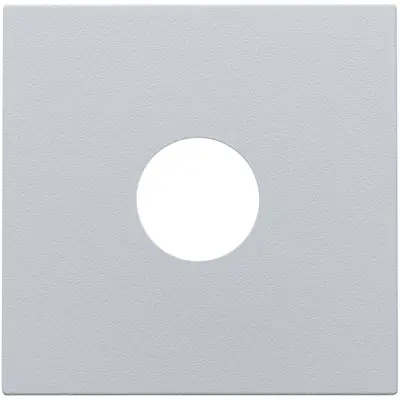 Niko centraalplaat coax sterling coated (121-69102)