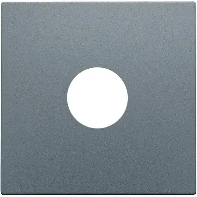 Niko centraalplaat coax blue grey coated (220-69102)