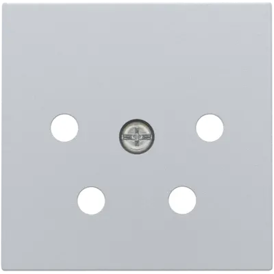 Niko centraalplaat telefoon 4-polig sterling coated (121-69010)