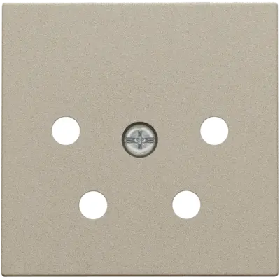 Niko centraalplaat telefoon 4-polig champagne coated (157-69010)