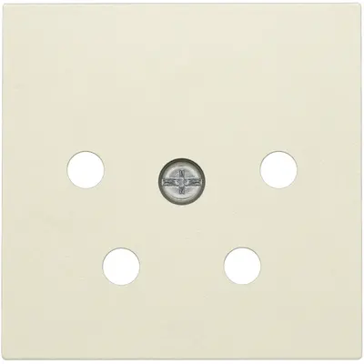 Niko centraalplaat telefoon 4-polig cream (100-69010)