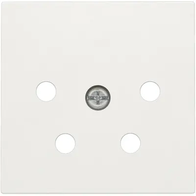 Niko centraalplaat telefoon 4-polig white (101-69010)