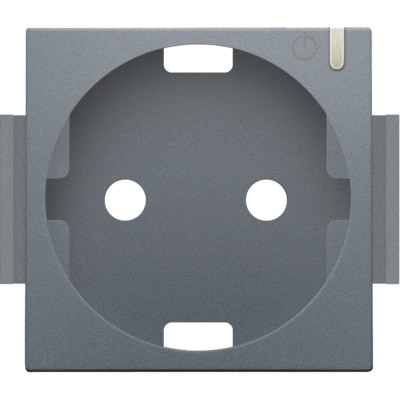 Niko afwerkingsset geconnecteerde wandcontactdoos blue grey coated (220-66930)
