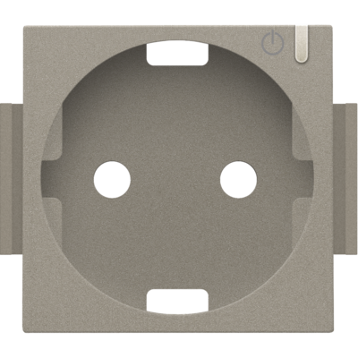 Niko afwerkingsset geconnecteerde wandcontactdoos bronze coated (123-66930)