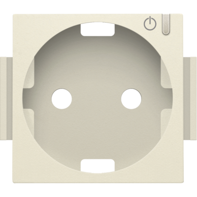 Niko afwerkingsset geconnecteerde wandcontactdoos cream (100-66930)