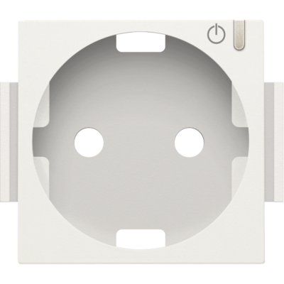 Niko afwerkingsset geconnecteerde wandcontactdoos white (101-66930)