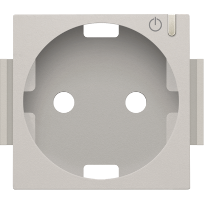 Niko afwerkingsset geconnecteerde wandcontactdoos light grey (102-66930)