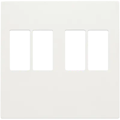 Niko centraalplaat 2-voudig voor stereo luidspreker aansluitdoos white (101-69701)