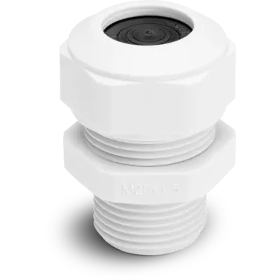 Niko spuitwaterdichte meerlaagse M20-wartel wit (701-84002)