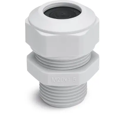 Niko spuitwaterdichte meerlaagse M20-wartel grijs (700-84002)