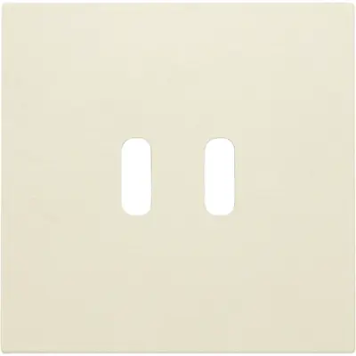 Niko afwerkingsset voor dubbele smart USB-C lader cream (100-68003)