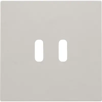 Niko afwerkingsset voor dubbele smart USB-C lader light grey (102-68003)