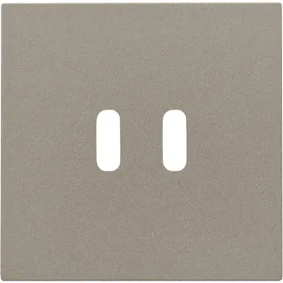 Niko afwerkingsset voor dubbele smart USB-C lader bronze coated (123-68003)