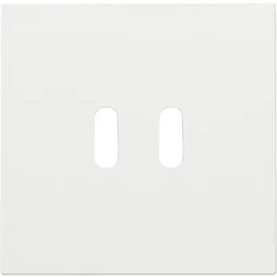 Niko afwerkingsset voor dubbele smart USB-C lader white coated (154-68003)