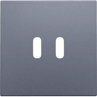 Niko afwerkingsset voor dubbele smart USB-C lader blue grey coated (220-68003)