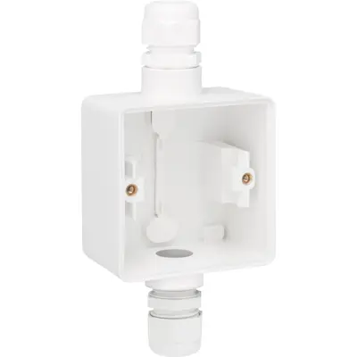 Niko Hydro opbouwbak 1-voudig met boven en onder 1x M20-ingang wit (701-84161)